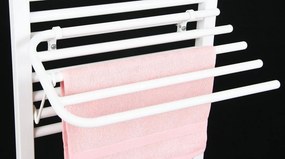 Aqualine Aqualine, Sušiak 4 uterákov na vykurovacie telesá, univerzálne upínanie, dĺžka 60cm, biela, 25-03-SV460