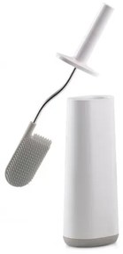 Inovatívna silikónová WC kefa Joseph Joseph Flex 70515 – biela / šedá