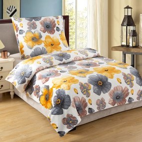 Mikroplyšové posteľné obliečky Daisy, 140 x 200 cm