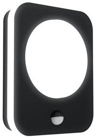 Eglo 99584 - LED Vonkajšie nástenné svietidlo so senzorom MADRIZ LED/9W/230V IP44
