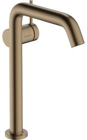 HANSGROHE Tecturis S páková batéria pre umývadlové misy Fine CoolStart, bez odtokovej súpravy, výška výtoku 237 mm, kartáčovaný bronz, 73372140