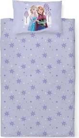 Obliečky do detskej postieľky Ľadové kráľovstvo - motív Anna a Elsa - 100% bavlna - 40x60 cm + 100x135 cm
