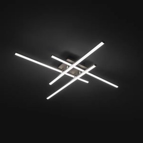 Brilagi - LED stropné svietidlo STRIPES LED/37W/230V strieborné
