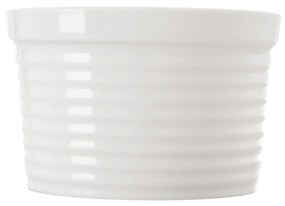 Zapekacia miska, pr. 10 cm, v. 6,5 cm, porcelán, biela, 12 ks