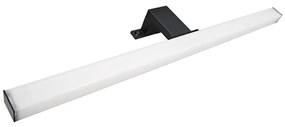 Baterie Centrum LED Kúpeľňové osvetlenie zrkadla MIRROR LED/9W/230V 60 cm IP44 čierna BC0698