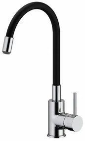 Ceramia S-Line Pro drezová batéria so silikónovým ramienkom čierna / chróm SIKOBSLPRO290C