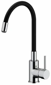 Drezová batéria S-line Pro so silikónovým ramienkom čierna / chróm SIKOBSLPRO290C