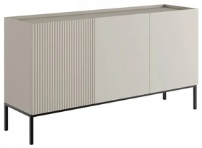 Komoda Zulek 150 3D, Farby: dub artisan / dub artisan + čierna