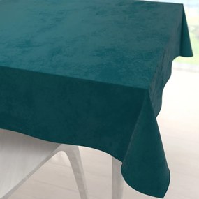 Biante Zamatový štvorcový obrus Velvet Prémium SVP-025 Petrolejový 120x120 cm