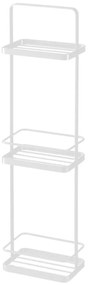 Biely stojan do kúpeľne s 3 policami YAMAZAKI Takamtsu