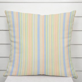 Biante Bavlnená obliečka na vankúš Sandra SA-734 Pastelovo farebné pásiky 40 x 40 cm