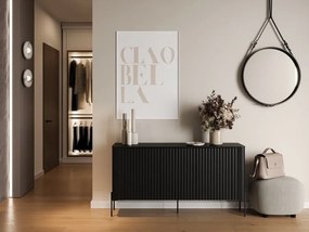 Komoda Vera 150 cm čierna