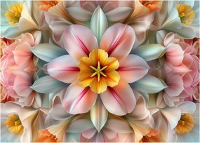 Obraz - Kaleidoskopický kvet (70x50 cm)