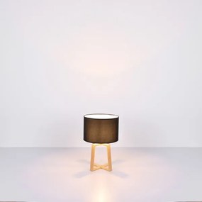 Globo 21621B - Stolná lampa MORITZ 1xE14/40W/230V čierna