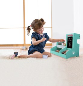 Drevená kuchyňa kaviareň cukráreň obchod ECOTOYS