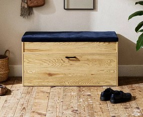 JU Skriňa na topánky so sedadlom 100 x 35 x 49 cm