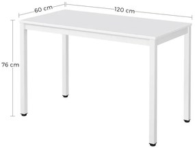 Jedálenský stôl TESSA biely