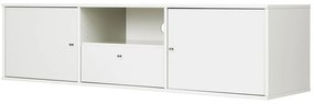 Biely TV stolík 161x42 cm Mistral – Hammel Furniture