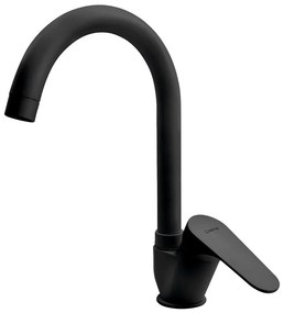 Sapho Sapho, CORNELI stojánkova drezová batéria s vysokou hubicou, čierna matná, CE60/15