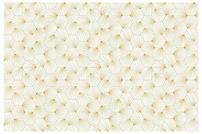 Bielo-žltá dekoratívna tapeta na nábytok Ambiance Hexoka