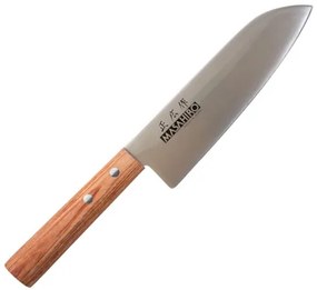 Masahiro Sankei Santoku nůž 165 mm hnědý [35921]