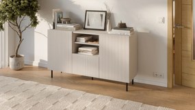 Komoda PAXOS KM-1 150 cm kašmírová/čierna