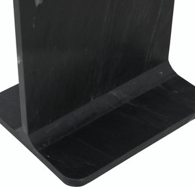 Odkladací stolík Avola 30 cm čierny mramor