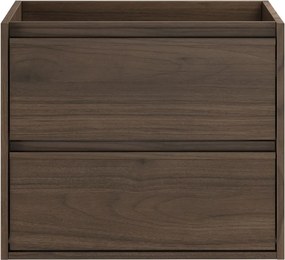 Závěsná skříňka pod umyvadlo Villa 60 cm ořech
