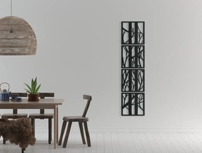drevko Moderný obraz na stenu Konáre Rozmer obrazu: 65 x 15,5 cm, Farba dekorácie: Čierna