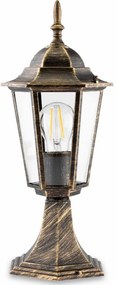 Záhradné svietidlo Vonkajšia lampa E27 Nízke tienidlo 40cm Patina BELLIS LUMILED