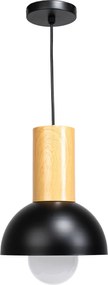 Toolight Toolight, závesné svietidlo 1xE14 APP1083-1CP, čierna-hnedá, OSW-08893