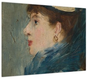 Sklenený obraz - Edouard Manet, Portrait of a Lady, reprodukcia (70x50 cm)