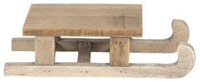 Dekorácie drevené sánky - 25 * 12 * 6 cm