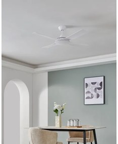 Eglo 35088 - Stropný ventilátor BONDI 52W/230V + DO biela