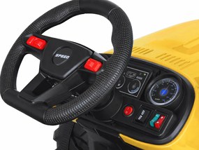 JOKOMISIADA Akumulátorový traktor s prívesom a sklopnou korbou PA0347 žltý