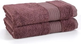 Súprava bambusových uterákov ALMA mauve 50 x 100 cm 2 ks