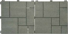 Multy Home Gumová dlaždica STONE MOSAIC 30 x 30 cm, zelená