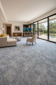Condor Carpets, Metrážny koberec Serena 6672, na mieru, šíře 4m,5m, modrá, filc, detská izba