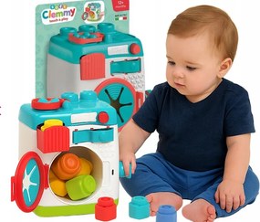 Senzorické triediace bloky Clemmy Washing Machine Clementoni 17582