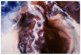 Obraz - Fialový mramor N⁰3 (90x60 cm)