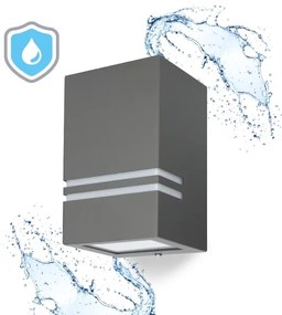 Vonkajšie nástenné svietidlo QUAZAR 1xGU10/11W/230V IP44