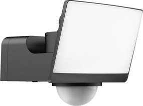 Exteriérové nástenné LED svietidlo Davos, 1x LED 30w, 4000k, čierna, pohybový senzor