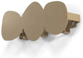 Béžový kovový nástenný vešiak 35 cm Tumulo – Spinder Design