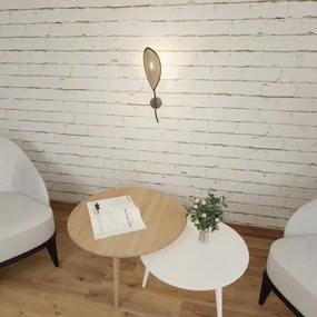 Nástenné svietidlo LOTUS 1xE14/10W/230V čierna/béžová