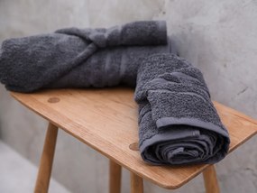 2x osuška Comfort 70x140 cm tmavosivá, 100% bavlna