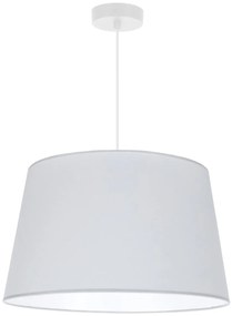 Závesné svietidlo Gaja, 1x svetlosivé textilné tienidlo, (fi 44cm), w