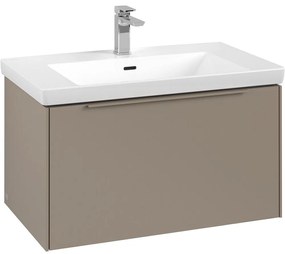 VILLEROY &amp; BOCH Subway 3.0 závesná skrinka pod umývadlo, 1 zásuvka, 772 x 478 x 429 mm, Taupe, C57302VM