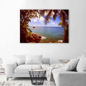 Gario Obraz na plátne Skalnatá pláž Rozmery: 120 x 80 cm