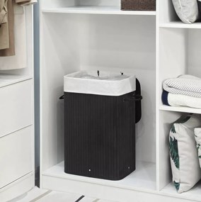 Koš na prádlo OLI 72 L černý