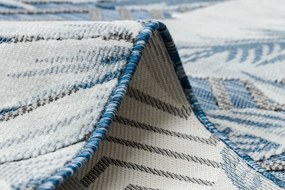 Dywany Łuszczów, Kusový koberec Botanic 65242 Feathers navy – na von aj na doma, 176x270, modrá, chodba / predsieň